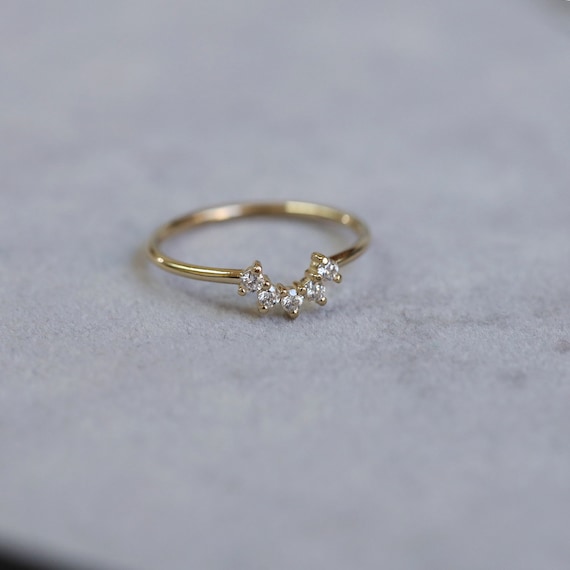 Diamond Ring Enhancer Diamond Guard Ring Diamond Wedding | Etsy