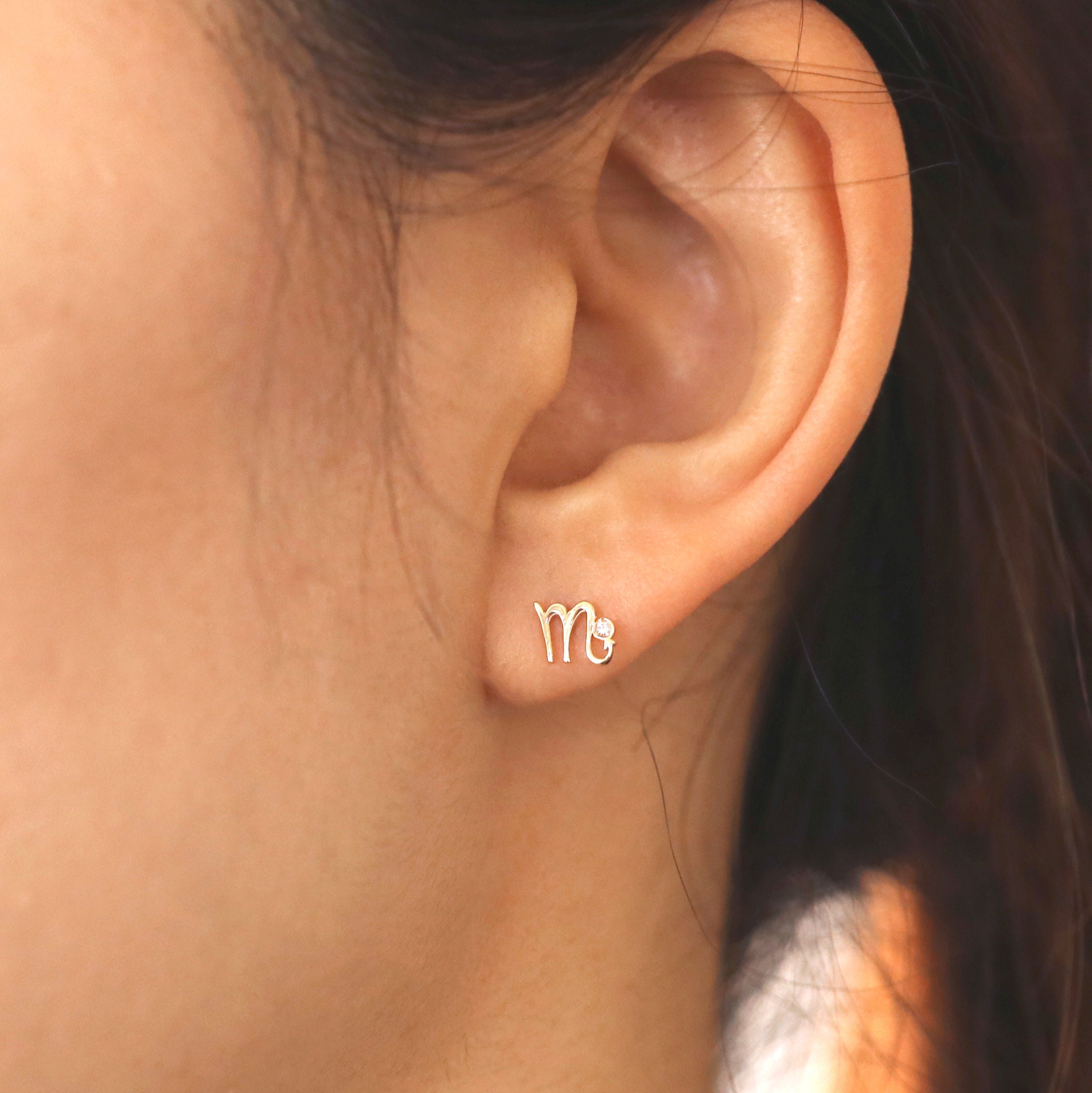 Stainless Steel Huggie Earrings with Scorpio Charm ERHG20217 | Miner's Den  Jewelers | Royal Oak, MI
