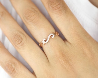S shape ring best sale