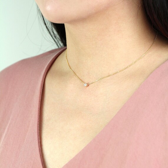 Diamond Solitaire Necklace / Solitaire 