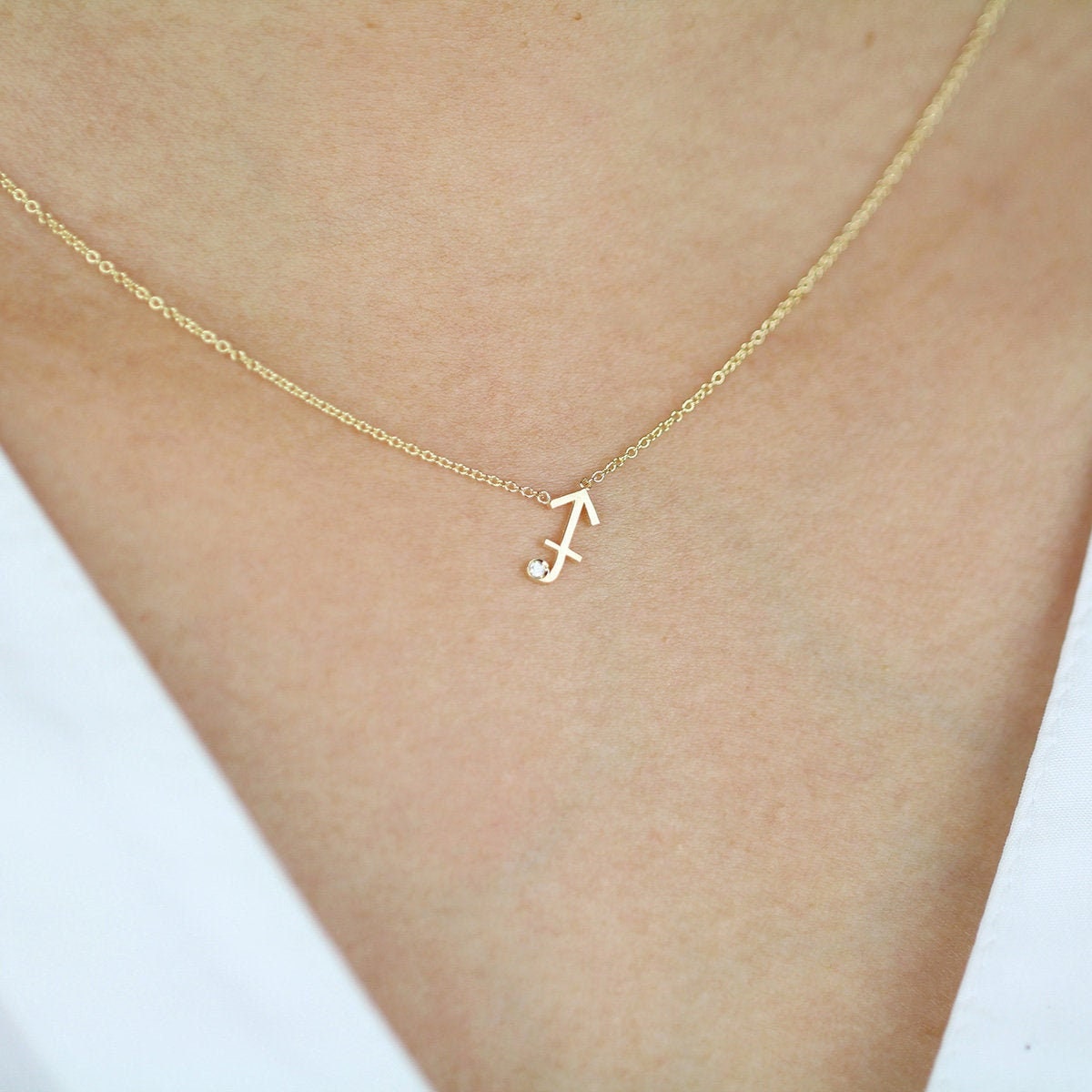 - Sagittarius Diamond, Zodiac Necklace, Horoscope Diamond Sagittarius Necklace, Etsy Zodiac Pendant Necklace, Sign Zodiac Sagittarius Pendant