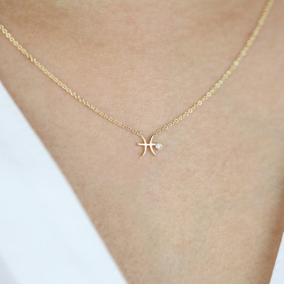 Libra Zodiac Pendant Necklace | JENNY BIRD