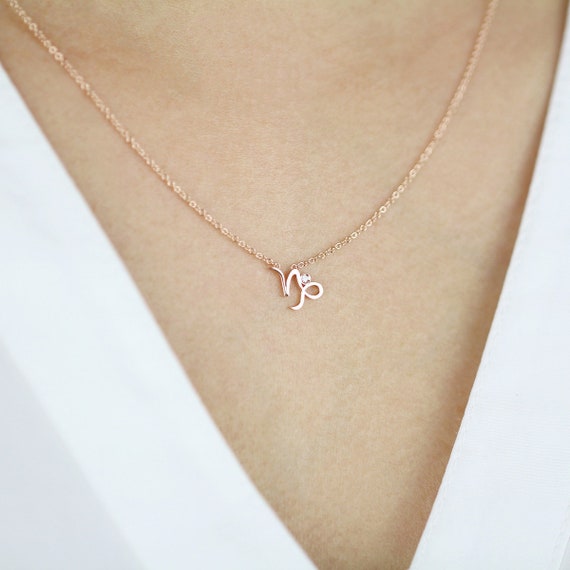 Capricorn Zodiac necklace Capricorn Zodiac necklace