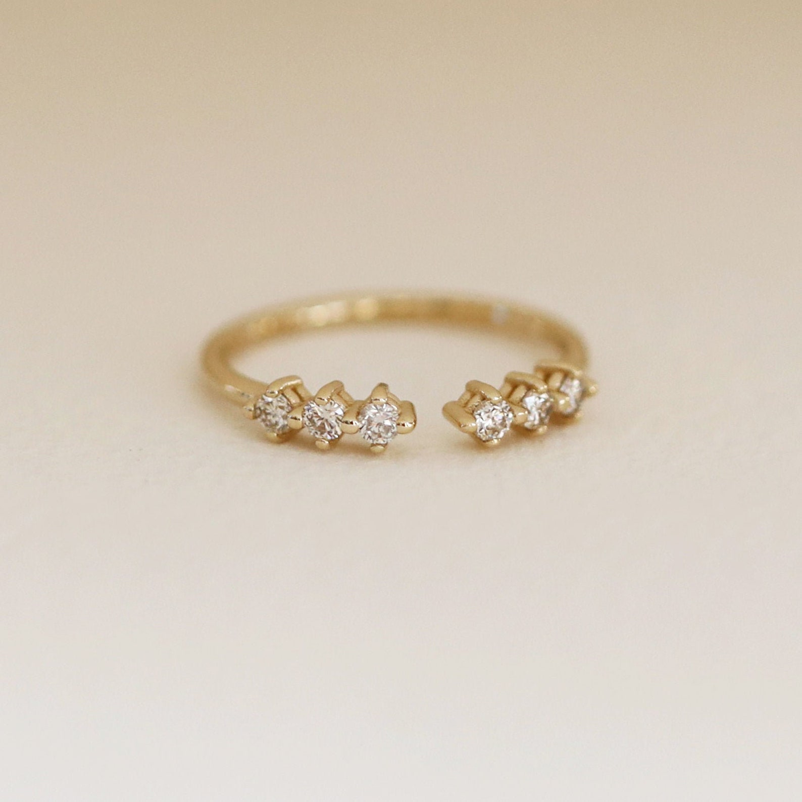 Diamond Large Wedding Band Guard Ring Unique Wedding Band Etsy