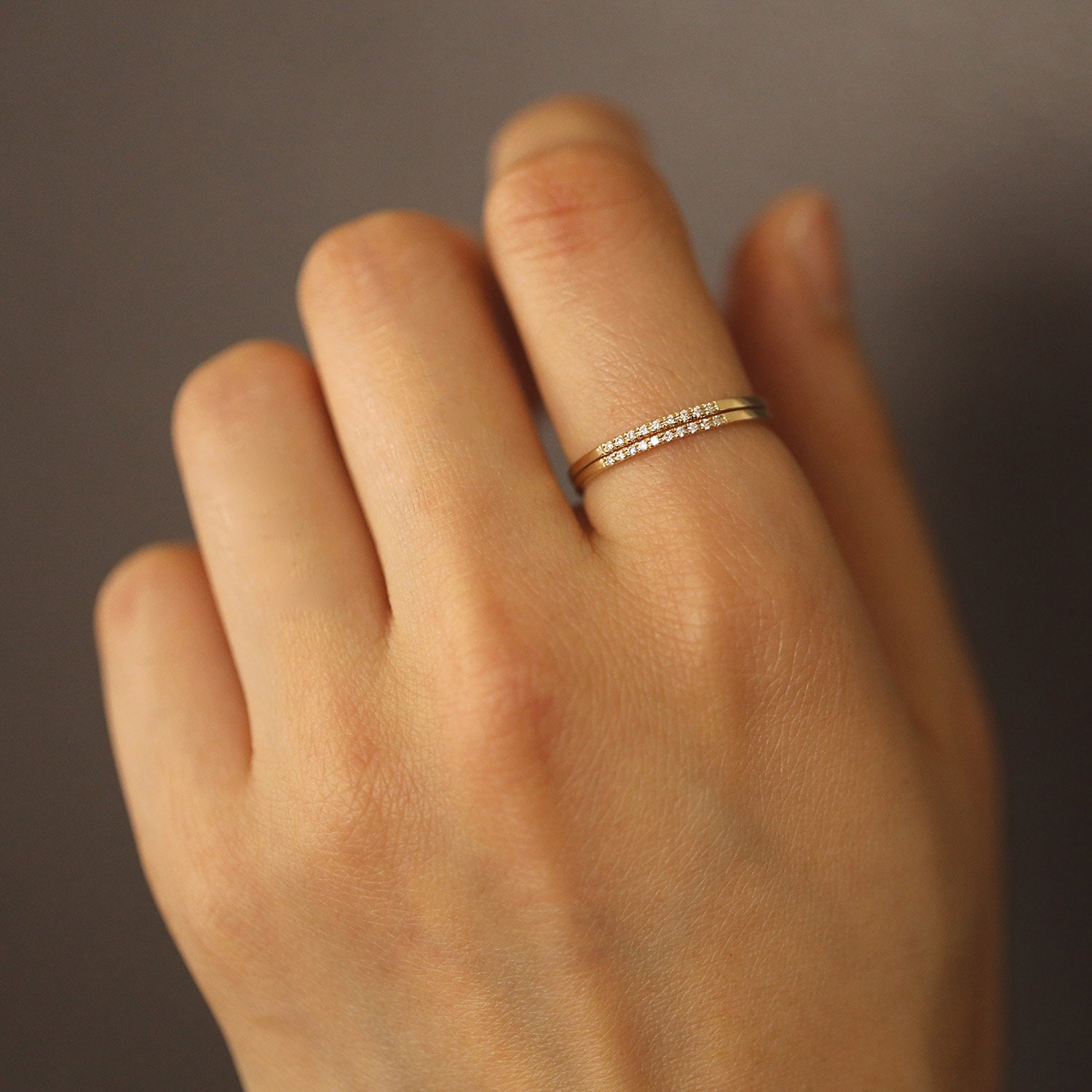 Wedding Band / Diamond Ring / Minimalist Ring / Engagement