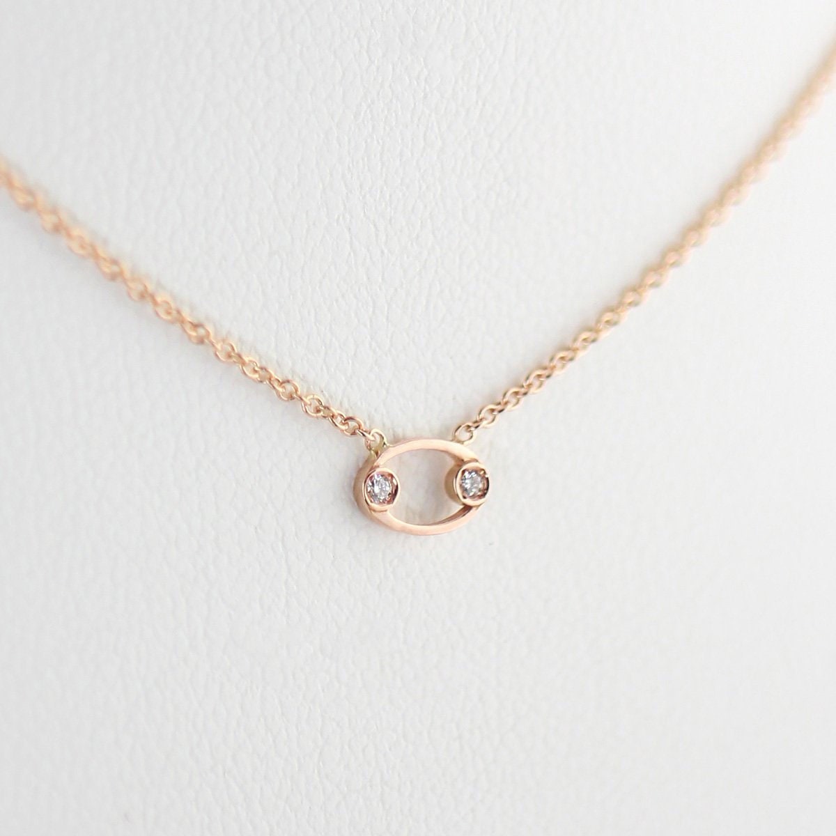 Cancer Zodiac Sign Diamond Necklace Cancer Necklace Cancer Pendant Diamond Zodiac Pendant Necklace Zodiac Horoscope Constellation Etsy