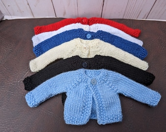 14" to 15" Doll Clothes - Long Sleeved Sweaters to fit Wellie Wishers, Hearts for Hearts Girls, Ruby Red Fashion Friends