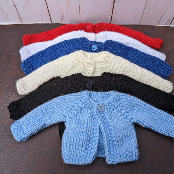 14" to 15" Doll Clothes - Long Sleeved Sweaters to fit Wellie Wishers, Hearts for Hearts Girls, Ruby Red Fashion Friends