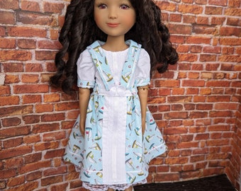 15" doll clothes  -Aqua Saylor Dress to fit Ruby Red Fashion Friends