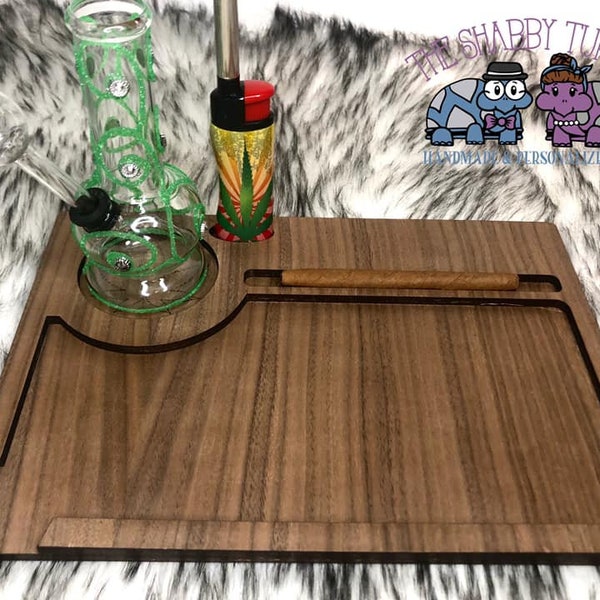 Personalized Wood Rolling Tray | Smoke Tray | Weed Tray | 420 Gift | Rolling Tray | Marijuana Gift | Hemp Tray | Marijuana Rolling Tray