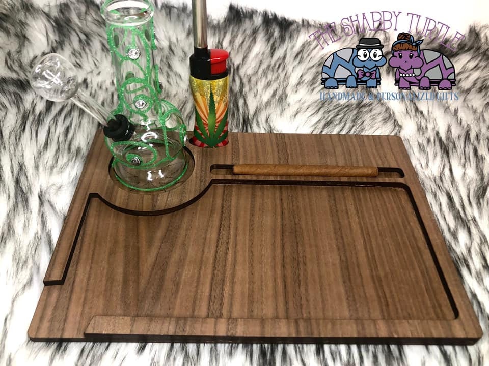 Rolling Tray Handmade Collection Budcessories Custom Wood Rolling