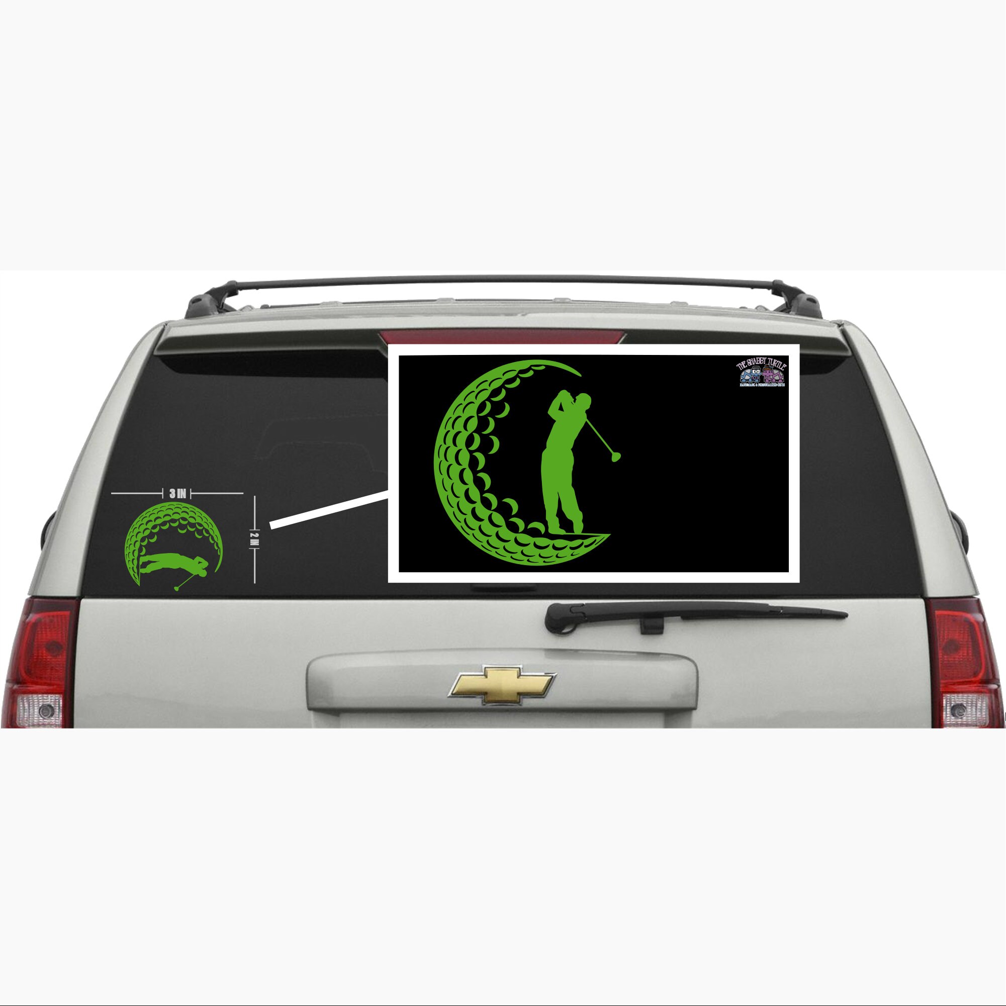 Male Golf Ball Decal Vinyl Decal Car Decal Computer Etsy