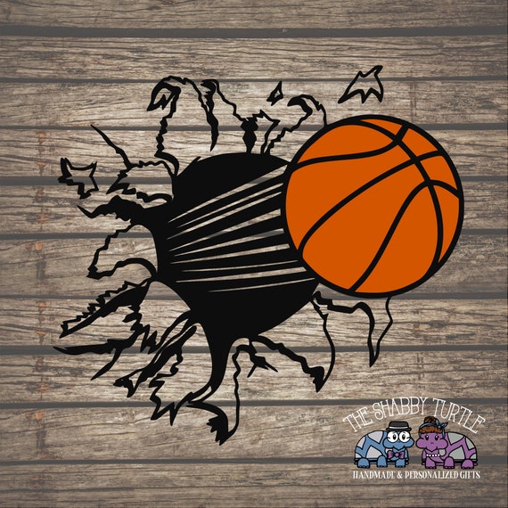 Basketball Decal Vinyl Decal Car Decal Computer Decal Etsy