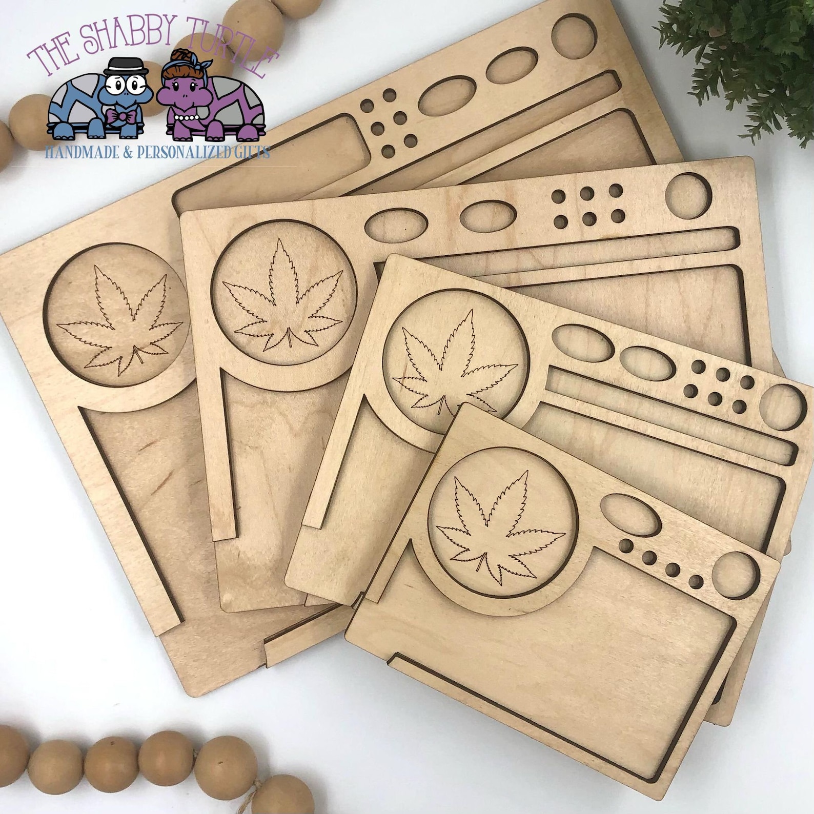 Marijuana Rolling Tray Wood Rolling Tray Smoke Tray Weed - Etsy