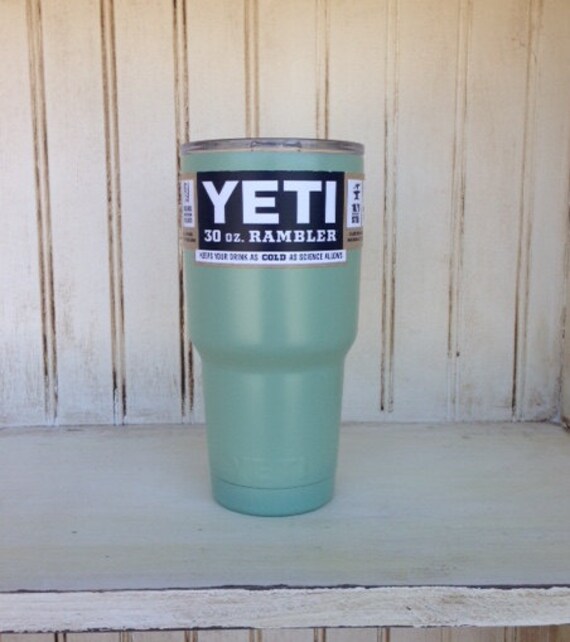 Light Green Matte 20oz or 30oz Yeti Cup Matte finish Etsy