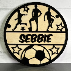 Soccer/Football Name Plaque