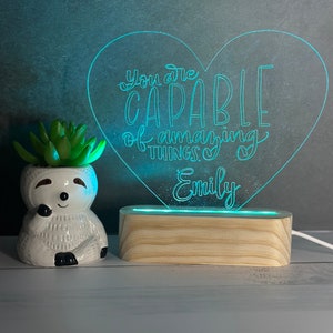Heart LED Personalised Light