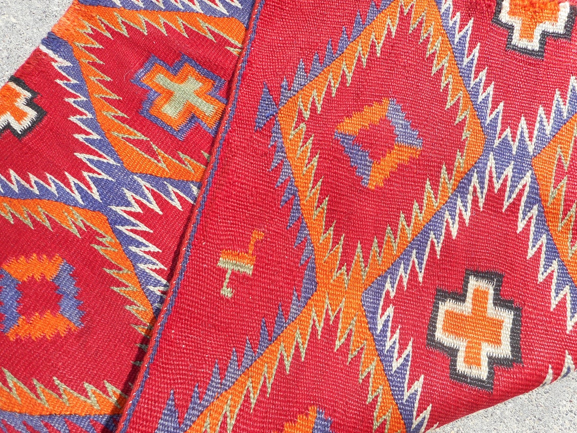 Antique Navajo Single Saddle Blanket Etsy