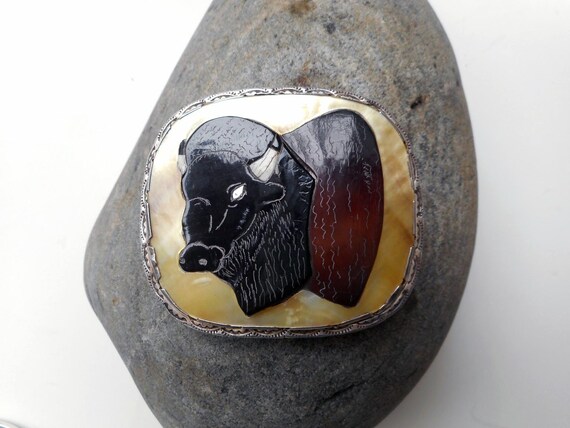 Vintage Effie Qualo Belt Buckle