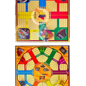 Magnetic Colombian Parcheesi Board Game 4P 6P image 3