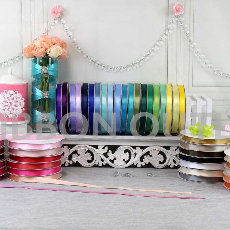 5/8 Silver Ribbon - Etsy