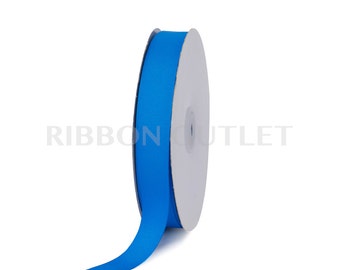 7/8" Electric Blue Grosgrain Ribbon 50 Yards Per Roll