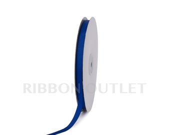 3/8" Royal Blue Solid Grosgrain Ribbon 50 Yards Per Roll