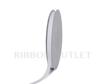 3/8&quot; White Solid Grosgrain Ribbon 50 Yards Per Roll