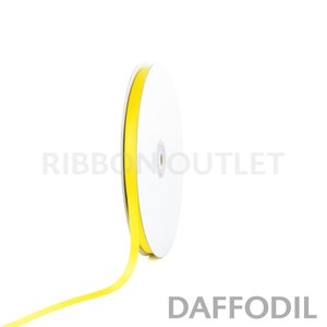 3/8" Daffodil Satin Ribbon 100 Yards Per Roll