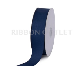 1 1/2" Navy Blue Grosgrain Ribbon 50 Yards Per Roll