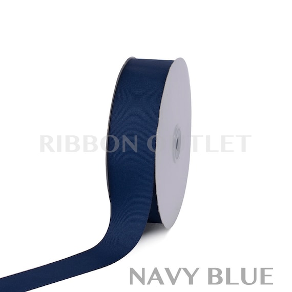 1-1/2 Inch Navy Blue Grosgrain Ribbon 50 Yards