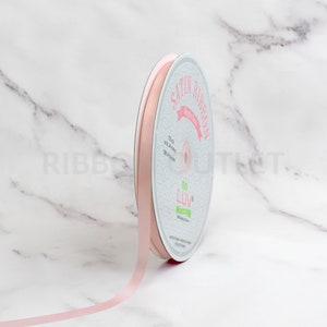 3/8" Blush Satin Ribbon 100 Yards Per Roll