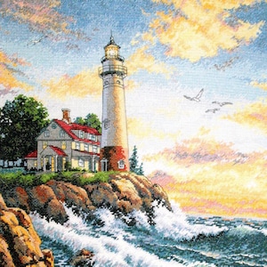 Korsstygnsmönster med Rocky Point