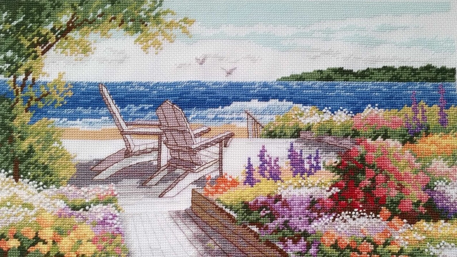 Peaceful Retreat Cross Stitch Pattern Etsy