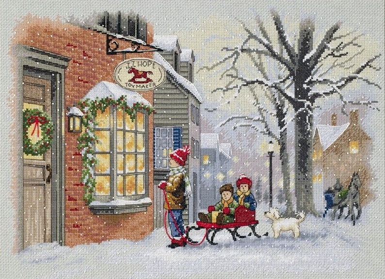 A Christmas Wish Cross Stitch Pattern image 1