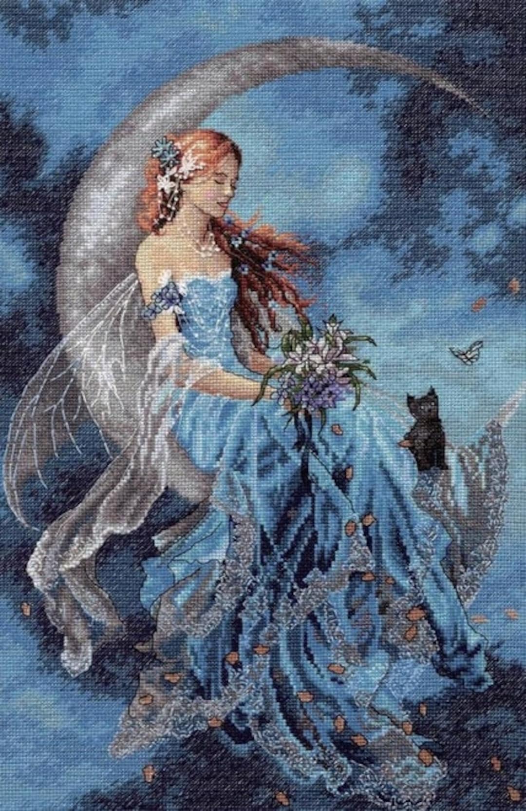 Wild Moon Fairy Cross Stitch Pattern - Etsy