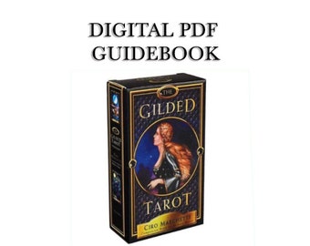 The Gilded Tarot Digital PDF Guidebook Booklet