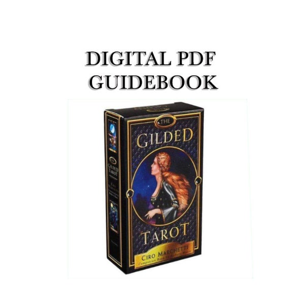 The Gilded Tarot Digital PDF Guidebook Booklet