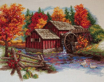 Glory of Autumn Cross Stitch Pattern