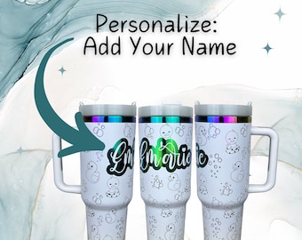 Name Add On - Upgrade Your Tumbler, Add Your Name, Add Your Initials.