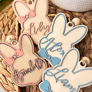 Personalized Easter Basket Tag - Easter Basket Decoration