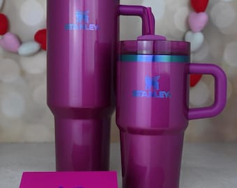 Authentic Stanley Berry Truffle, Valentines Stanley, Personalized Stanley, Customized Stanley  Quencher