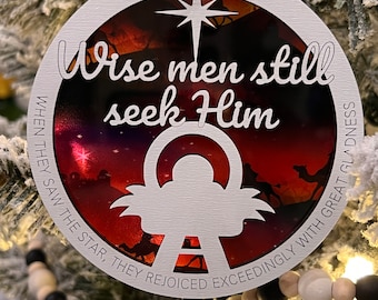 Weise Männer Weihnachtsschmuck