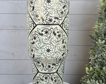 Swear Word Mandala Tumbler 40oz Tumbler, Cuss Word Mandala Tumbler, F*ck Mandala Tumbler, WTF Tumbler, Laser Engraved Tumbler, Fuck Tumbler