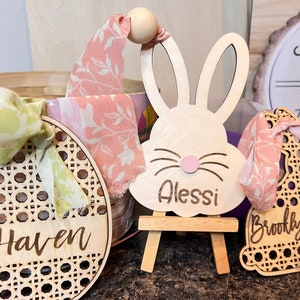Personalized Easter Basket Tag - Easter Basket Decoration