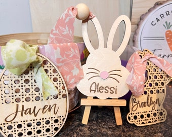 Personalized Easter Basket Tag - Easter Basket Decoration