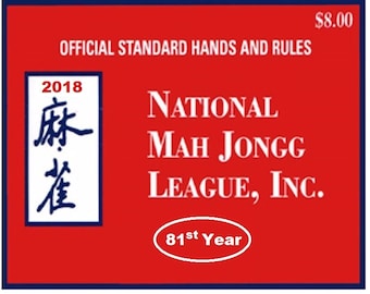 National Mah Jongg League 2018 Card - Official Hands and Rules