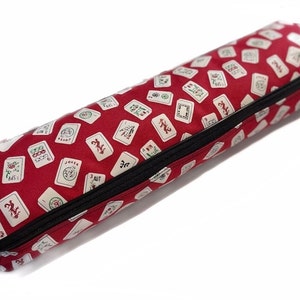 Mah Jongg Multi-purpose (XL-Red) Tile/Rack Color Tile Zippered Case (NEW)