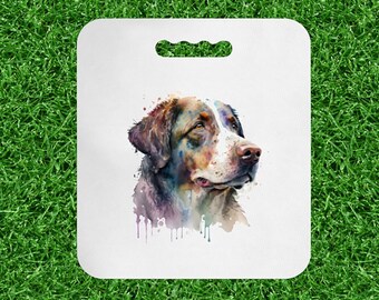 Watercolor Dogs Stadium Cushion