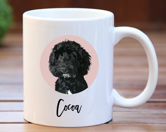 Personalized Watercolor Dogs Drinkware